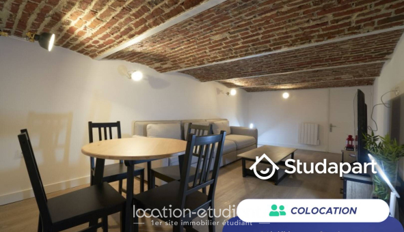 Colocation étudiante Studio &agrave; Lille (59800)