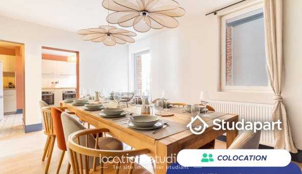 Colocation étudiante Studio &agrave; Lille (59800)