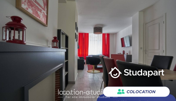 Colocation étudiante T1 &agrave; Lille (59800)