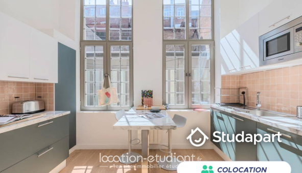 Colocation étudiante Studio &agrave; Lille (59800)