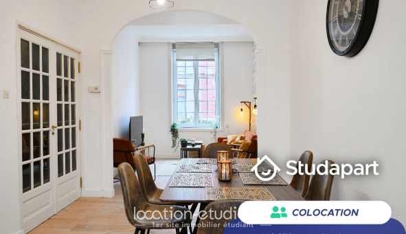Colocation étudiante Duplex &agrave; Lille (59800)