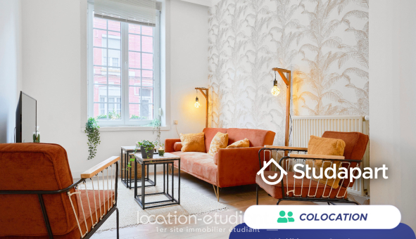 Colocation étudiante Duplex &agrave; Lille (59800)