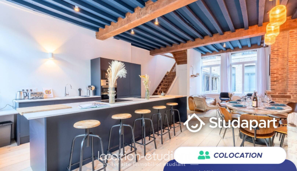 Colocation étudiante Studio &agrave; Lille (59800)