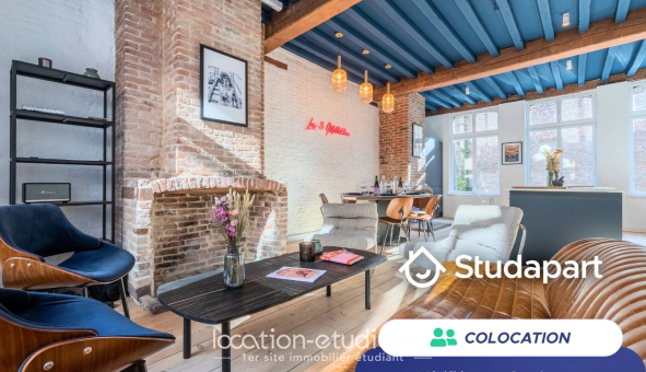 Colocation étudiante Studio &agrave; Lille (59800)