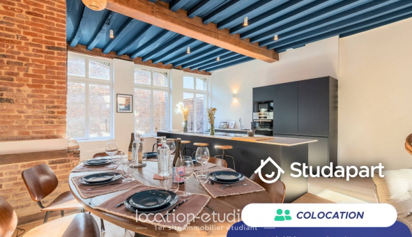 Colocation étudiante Studio &agrave; Lille (59800)