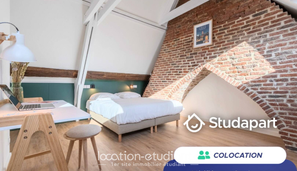 Colocation étudiante Studio &agrave; Lille (59800)