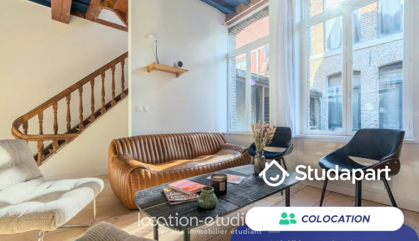 Colocation étudiante Studio &agrave; Lille (59800)