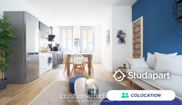 Colocation étudiante T5 &agrave; Lille (59800)