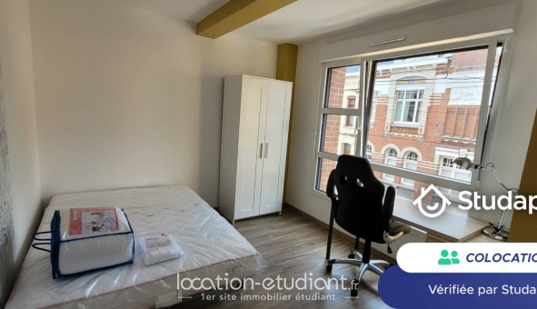 Colocation étudiante Studio &agrave; Lille (59800)