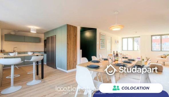 Colocation étudiante Studio &agrave; Lille (59800)