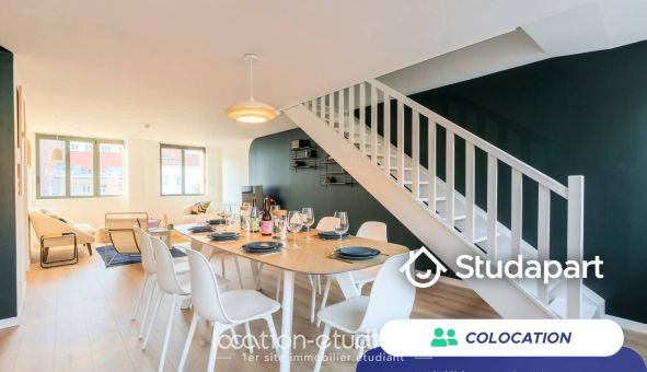 Colocation étudiante Studio &agrave; Lille (59800)