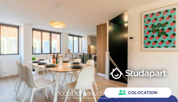 Colocation étudiante Studio &agrave; Lille (59800)