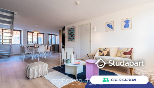 Colocation étudiante Studio &agrave; Lille (59800)