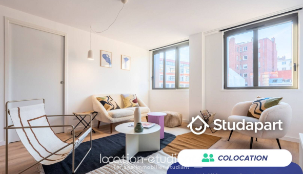Colocation étudiante Studio &agrave; Lille (59800)
