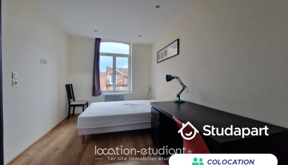 Colocation étudiante Studio &agrave; Lille (59800)