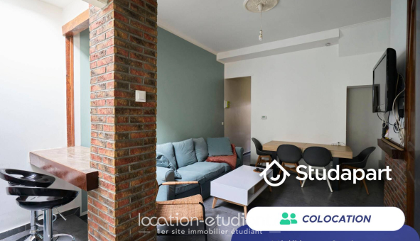 Colocation étudiante T4 &agrave; Lille (59800)