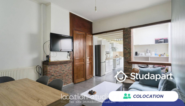 Colocation étudiante T4 &agrave; Lille (59800)