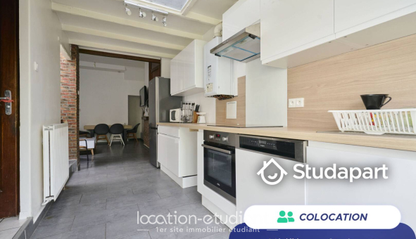Colocation étudiante T4 &agrave; Lille (59800)