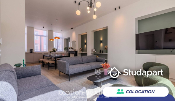 Colocation étudiante Studio &agrave; Lille (59800)