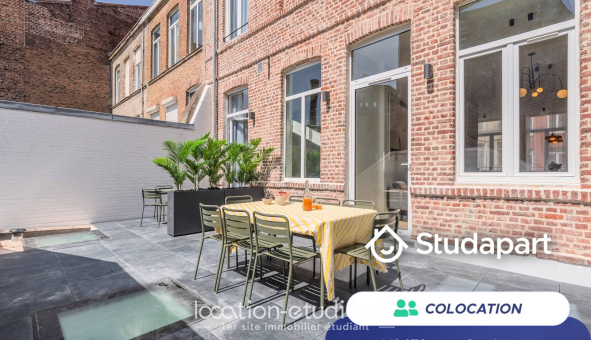 Colocation étudiante Studio &agrave; Lille (59800)