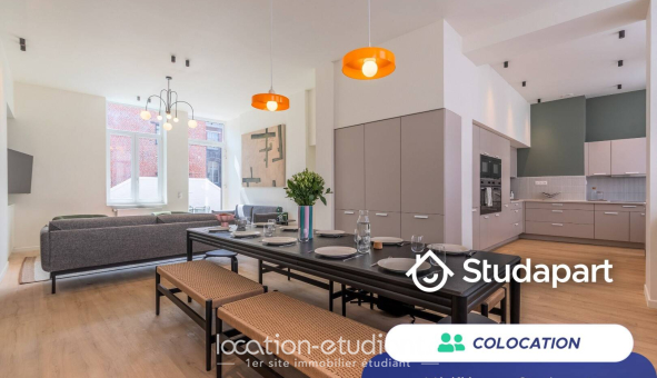 Colocation étudiante Studio &agrave; Lille (59800)