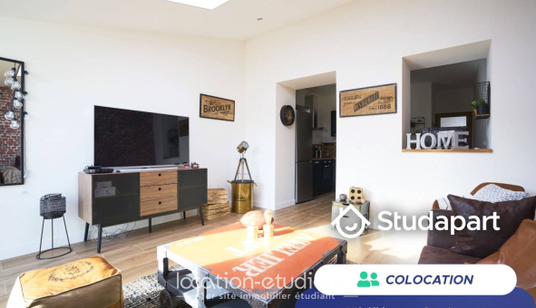 Colocation étudiante T5 &agrave; Lille (59800)