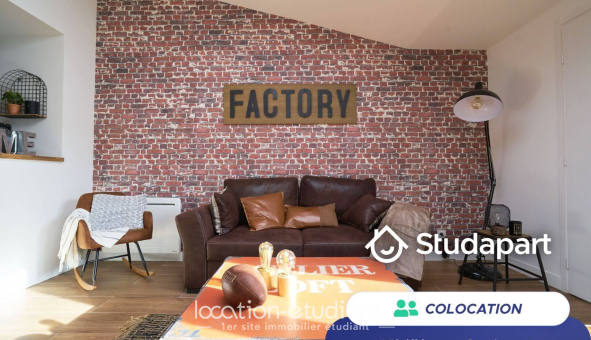 Colocation étudiante T5 &agrave; Lille (59800)