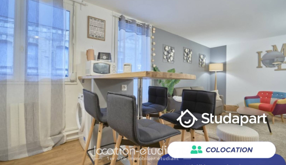 Colocation étudiante T5 &agrave; Lille (59800)