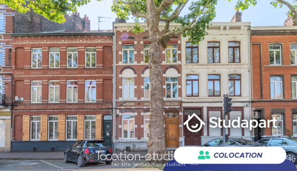 Colocation étudiante Studio &agrave; Lille (59800)