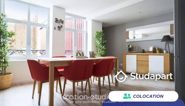 Colocation étudiante T5 &agrave; Lille (59800)
