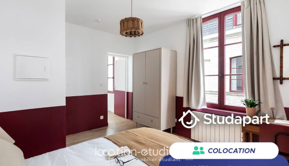 Colocation étudiante Studio &agrave; Lille (59800)