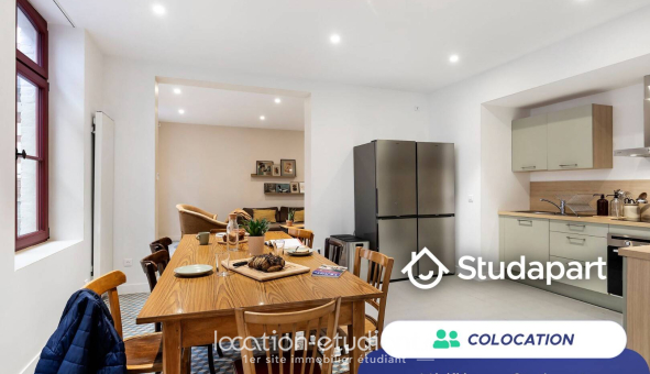 Colocation étudiante Studio &agrave; Lille (59800)