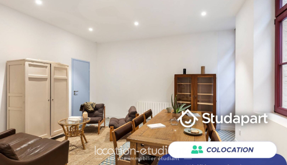 Colocation étudiante Studio &agrave; Lille (59800)