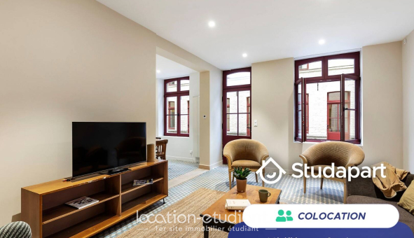 Colocation étudiante Studio &agrave; Lille (59800)