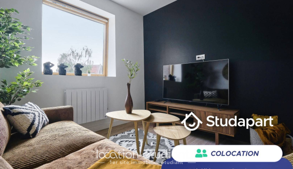Colocation étudiante T4 &agrave; Lille (59800)