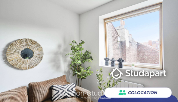 Colocation étudiante T4 &agrave; Lille (59800)