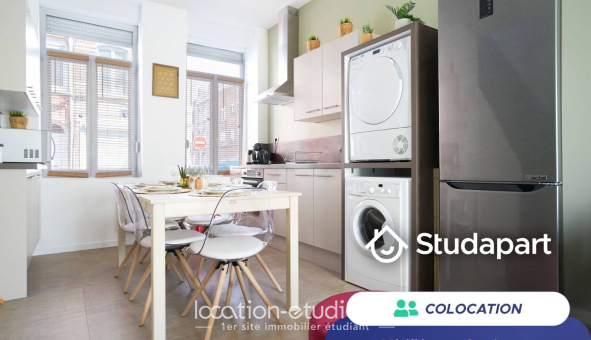Colocation étudiante Studio &agrave; Lille (59800)