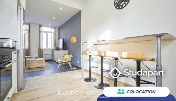 Colocation étudiante T4 &agrave; Lille (59800)