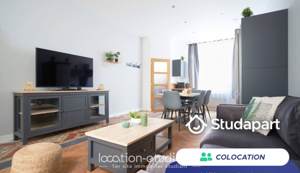 Colocation étudiante T5 &agrave; Lille (59800)