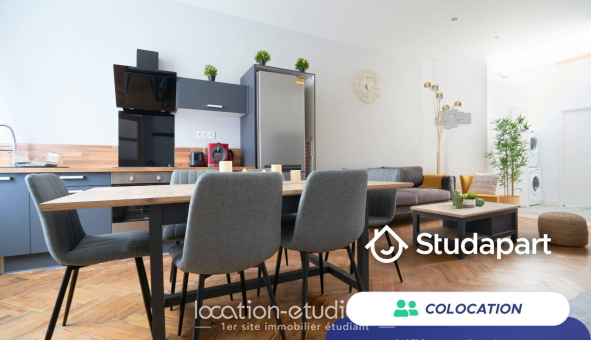 Colocation étudiante T5 &agrave; Lille (59800)