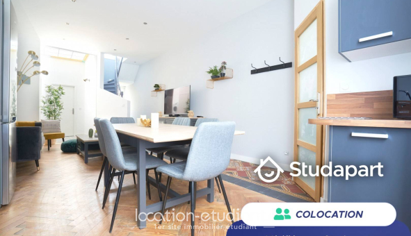 Colocation étudiante T5 &agrave; Lille (59800)