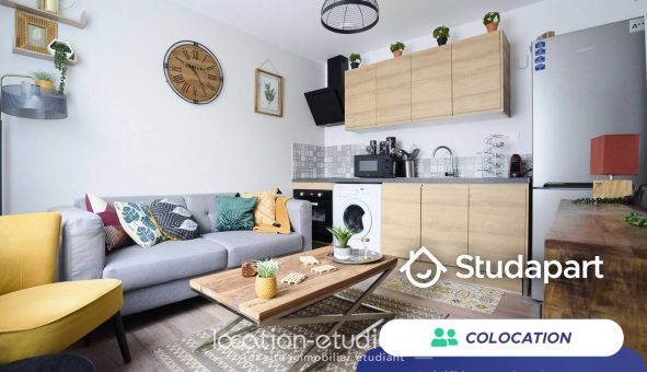Colocation étudiante T2 &agrave; Lille (59800)