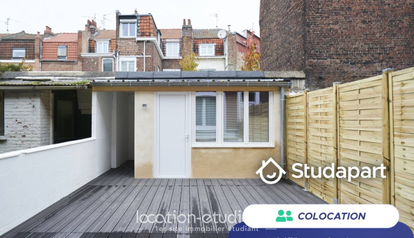 Colocation étudiante T2 &agrave; Lille (59800)