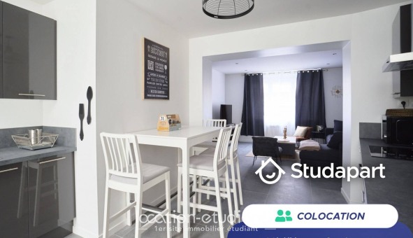 Colocation étudiante T1 &agrave; Lille (59800)
