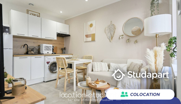 Colocation étudiante T2 &agrave; Lille (59800)