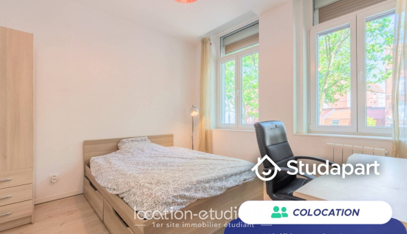 Colocation étudiante Studio &agrave; Lille (59800)