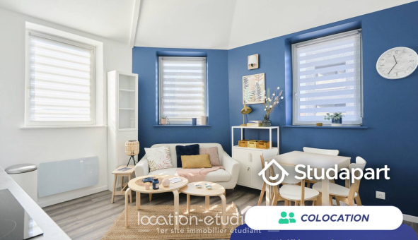 Colocation étudiante T3 &agrave; Lille (59800)