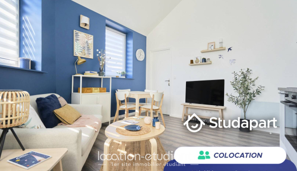 Colocation étudiante T3 &agrave; Lille (59800)