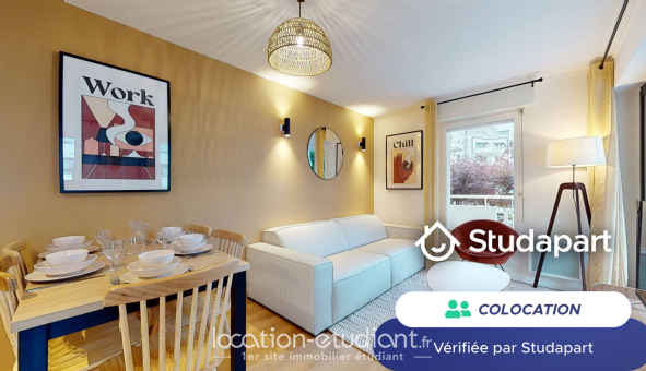 Colocation étudiante Duplex &agrave; Lille (59800)