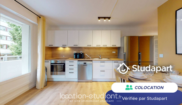 Colocation étudiante Duplex &agrave; Lille (59800)